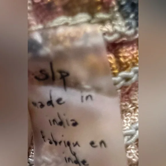 Free People One Raya Bandana Multicolor Patchwork Top - Picture 4 of 5